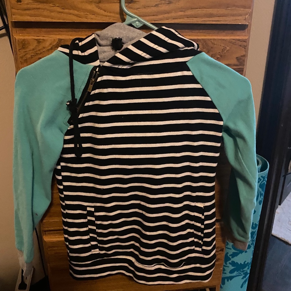 Girls ampersand double hoodie